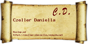 Czeller Daniella névjegykártya